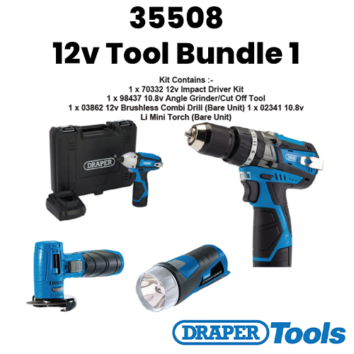 35508 Draper 12v Tool Bundle 1