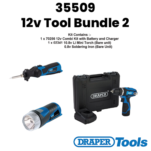 35509 Draper 12v Tool Bundle 2