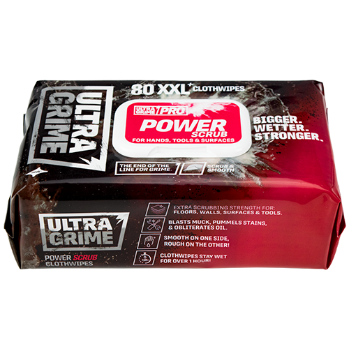 Power Scrub Wipes (Pack of 80)
