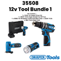 35508 Draper 12v Tool Bundle 1