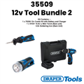 35509 Draper 12v Tool Bundle 2