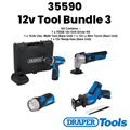 35590 Draper 12v Tool Bundle 3